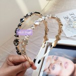 Diademas barrocas con gemas de cristal para mujer